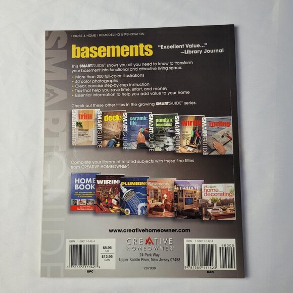 Smart Guide Basements Step-By-Step Projects 2003 Creative Homeowner carpentry 00 - Picture 3 of 17